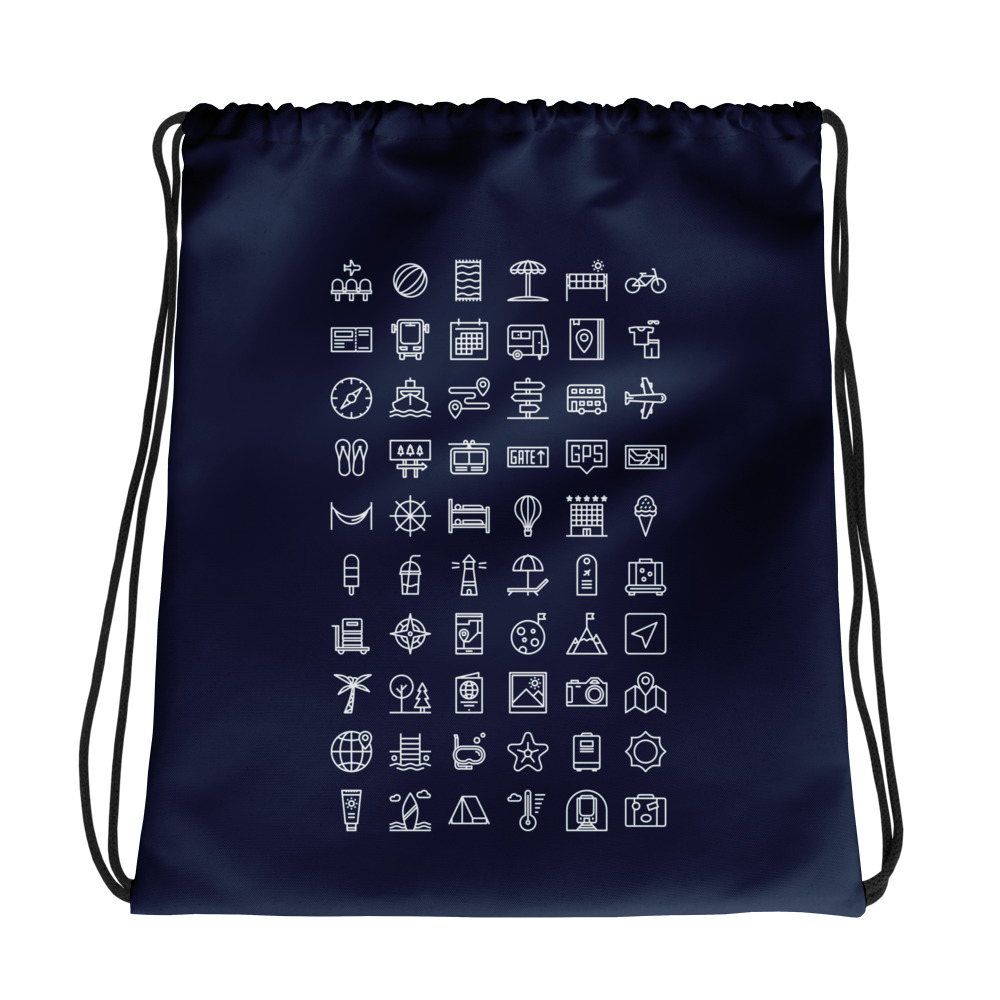 Kordelzug- Turnsack - ICONS sag es mit Bilder