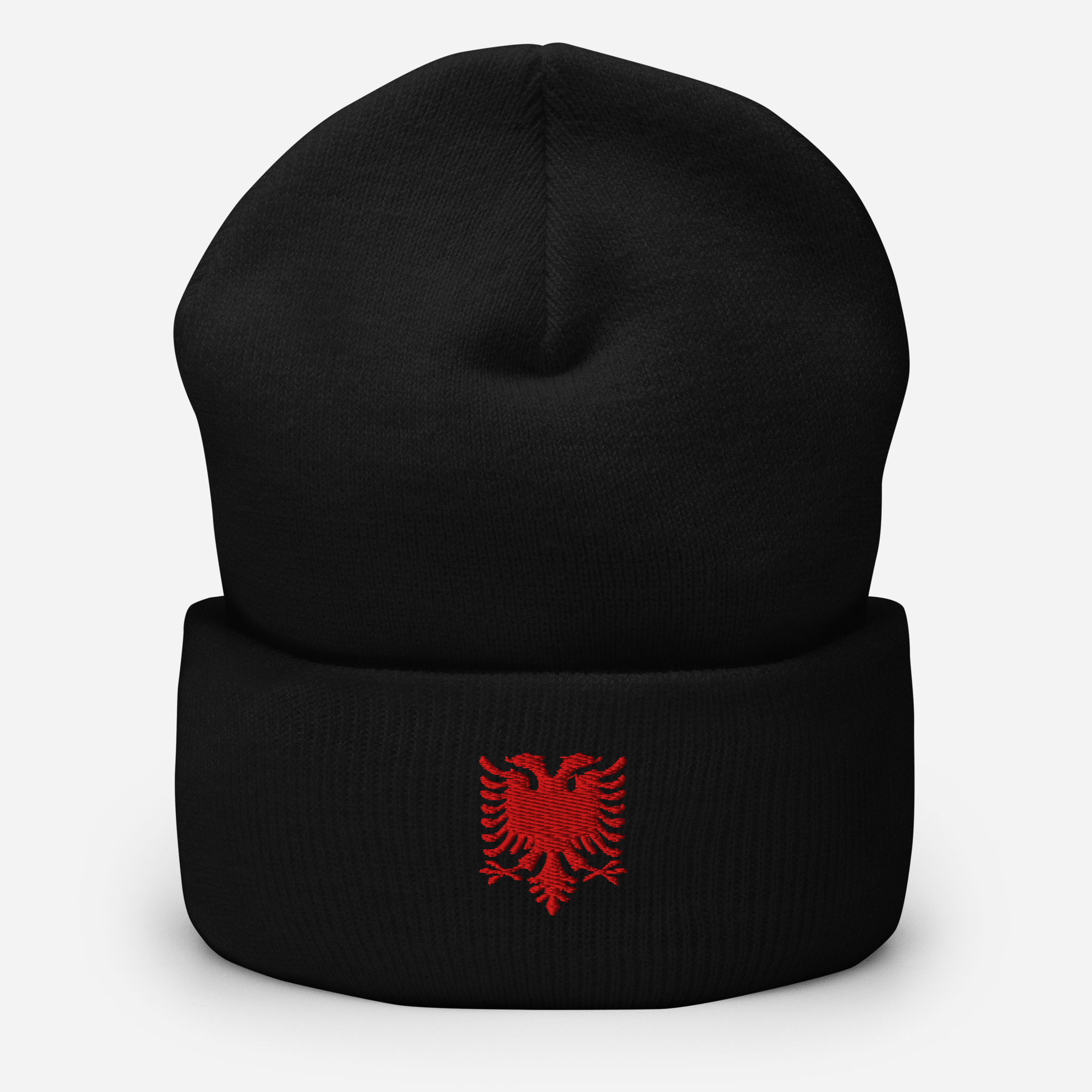 Umgeschlagene Beanie Albanien unisex