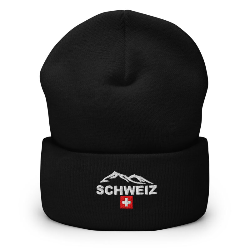 Umgeschlagene Beanie Schweiz unisex