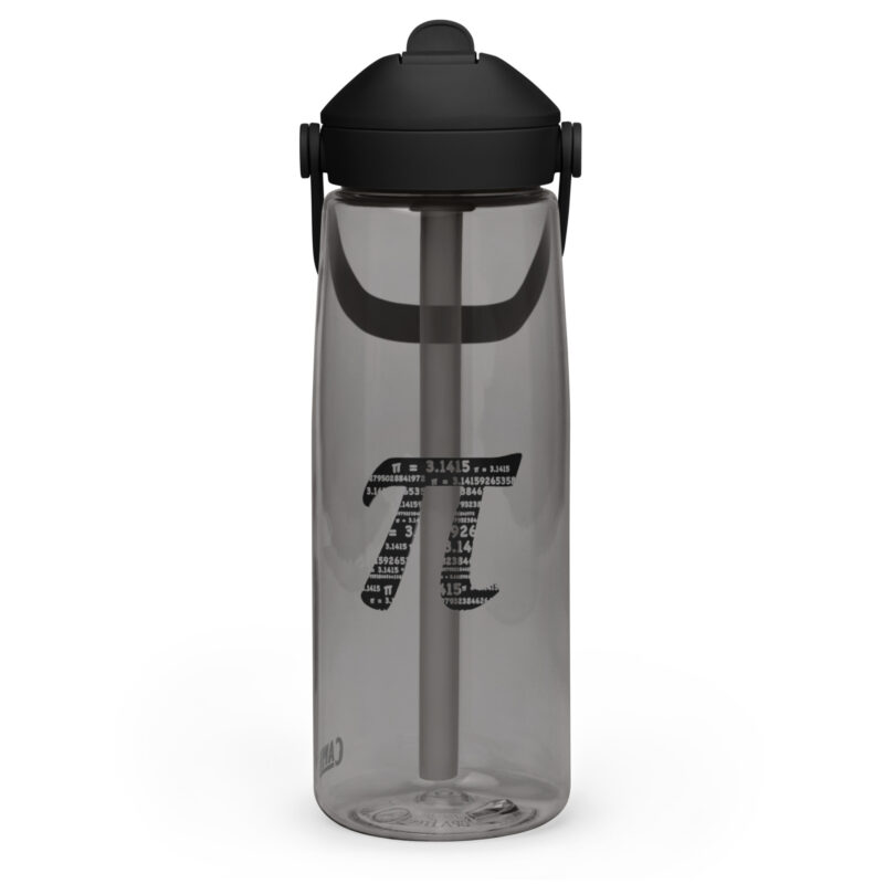 Wasser- Flasche mit umklappbarem Trinkhalm Pi