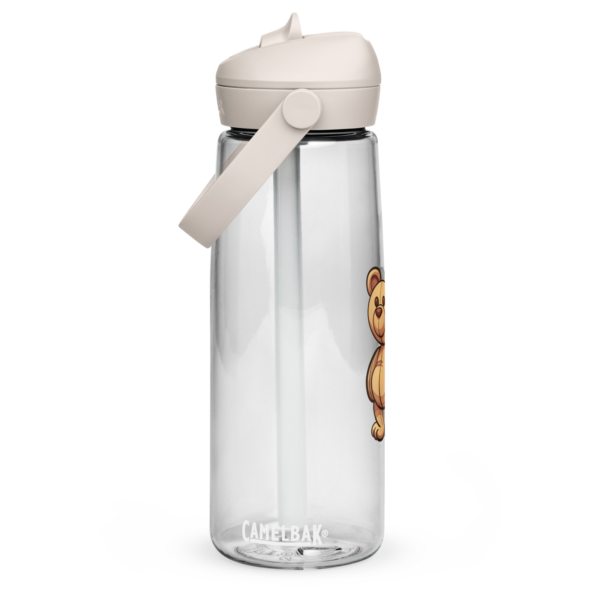 Wasser- Flasche mit umklappbarem Trinkhalm T-Bear – Bild 19