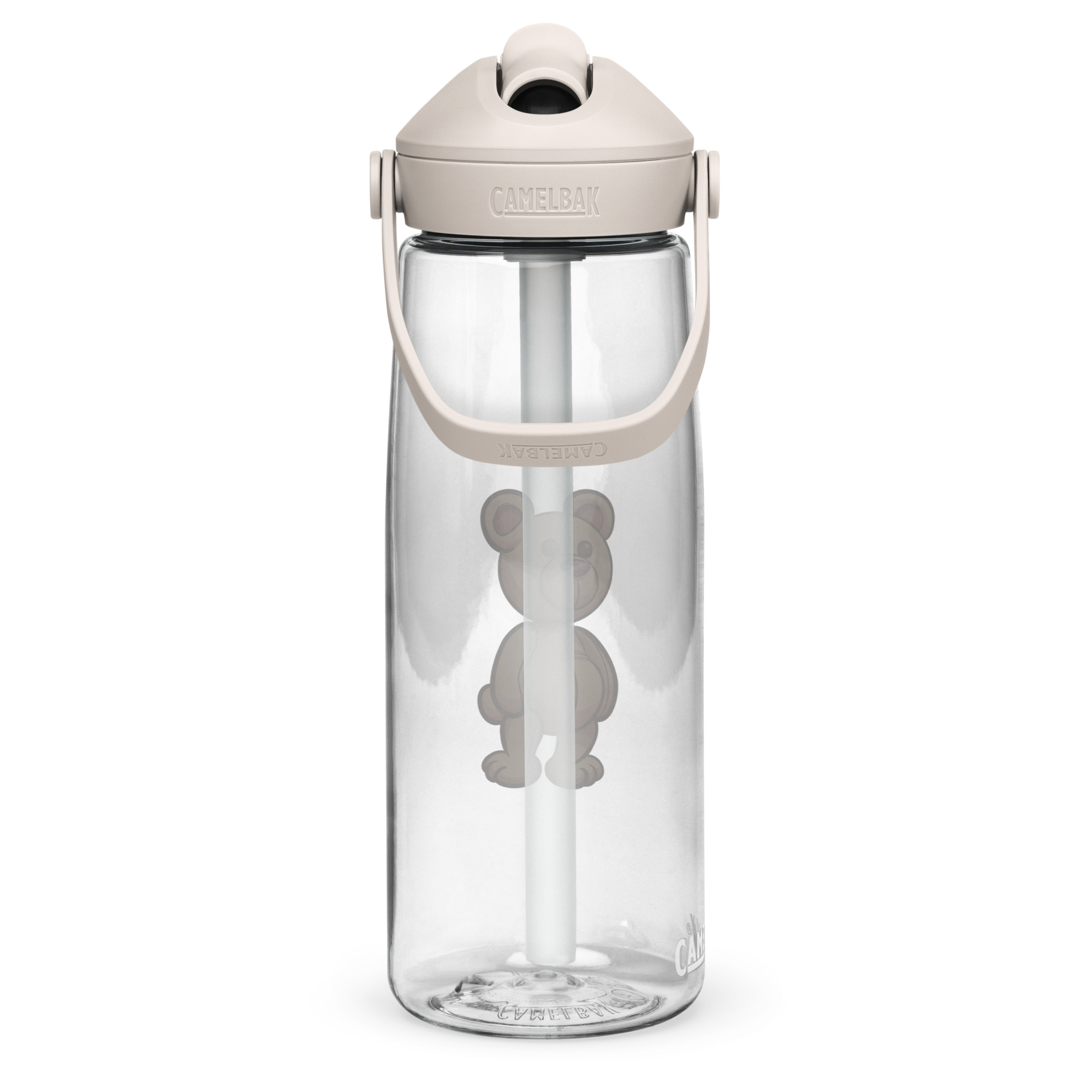 Wasser- Flasche mit umklappbarem Trinkhalm T-Bear – Bild 21