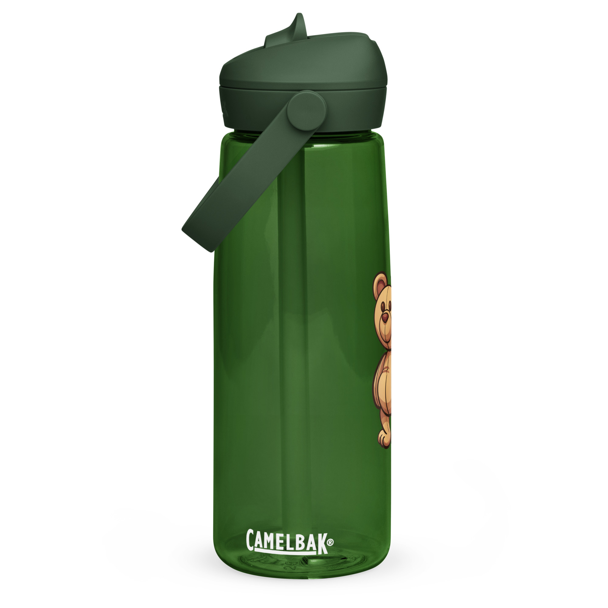 Wasser- Flasche mit umklappbarem Trinkhalm T-Bear – Bild 3