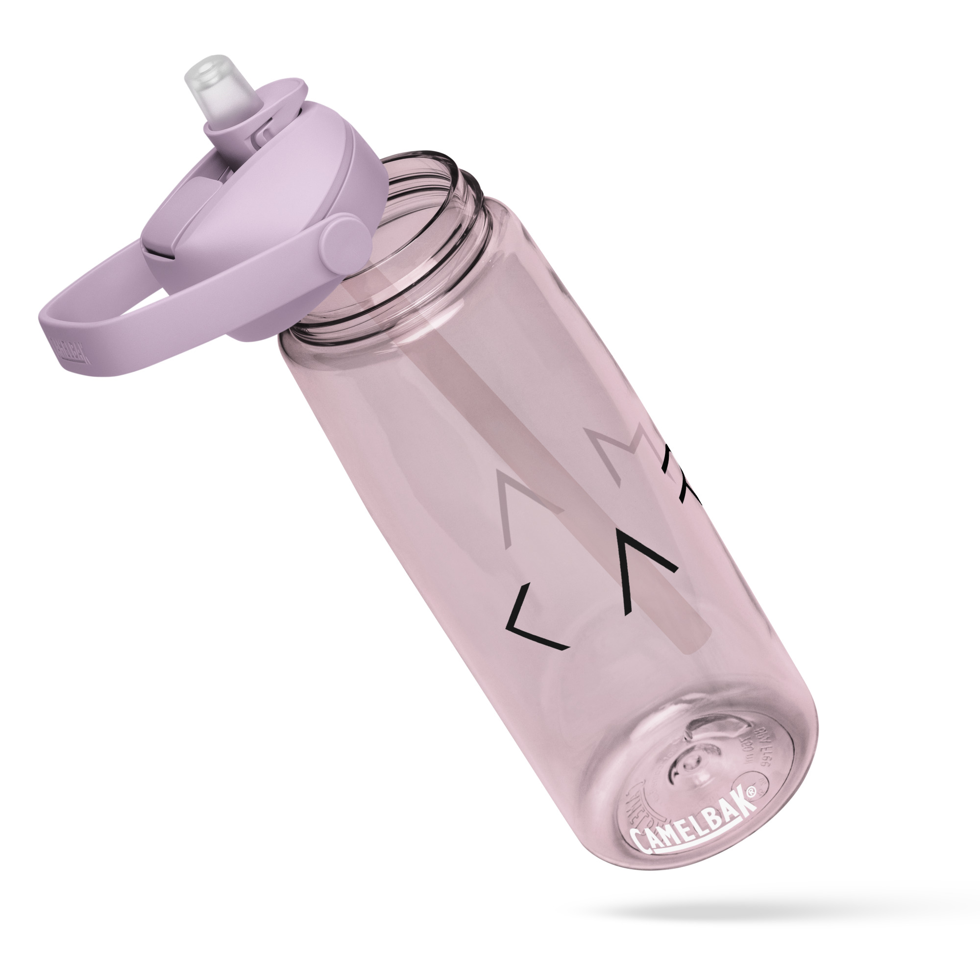 Wasser- Flasche mit umklappbarem Trinkhalm KARMA – Bild 3