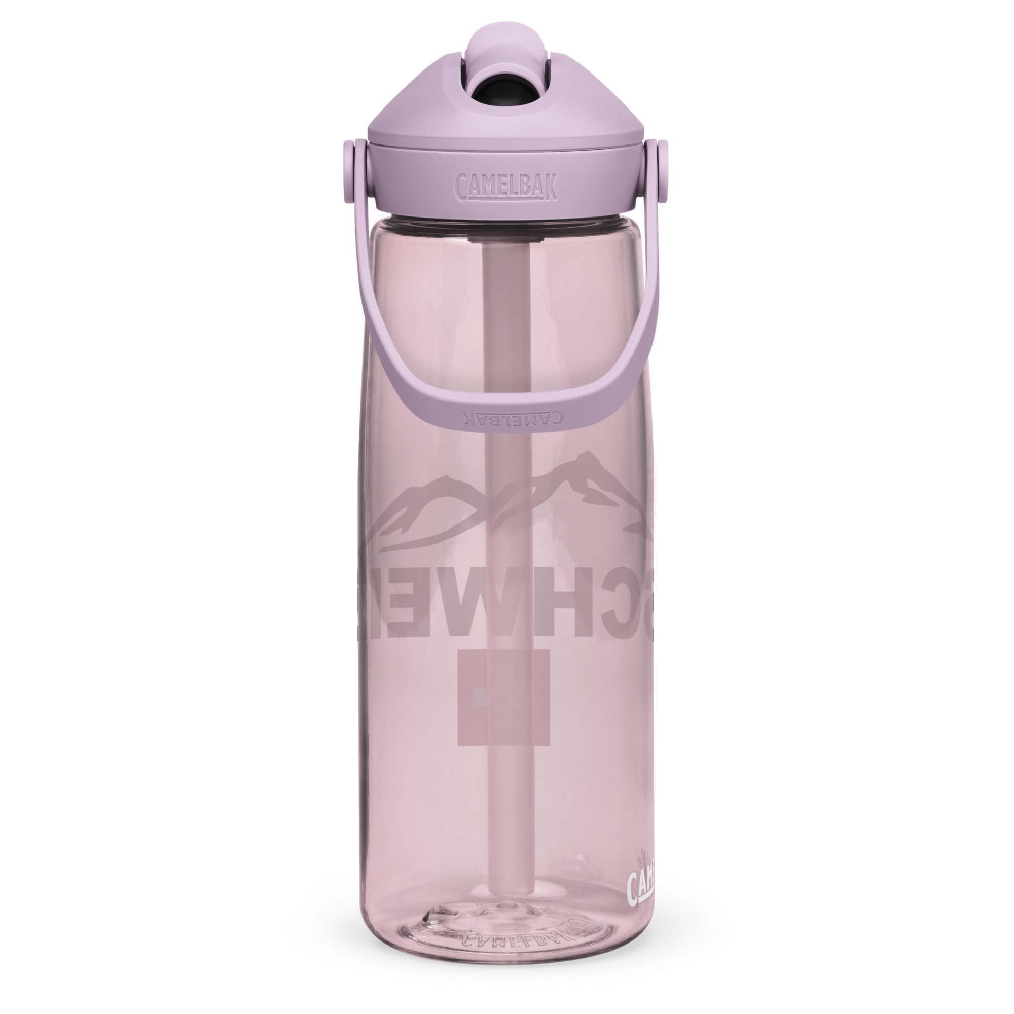 Wasser- Flasche mit umklappbarem Trinkhalm Schweiz – Bild 16