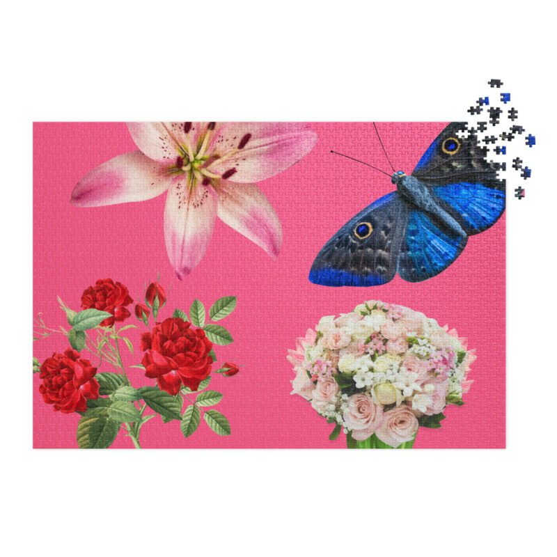 Puzzle mit Metallbox MLB Flower